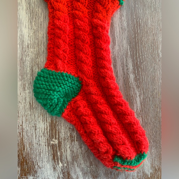 🌿🎄 Handmade Crocheted Christmas Stockings - Picture 4 of 10